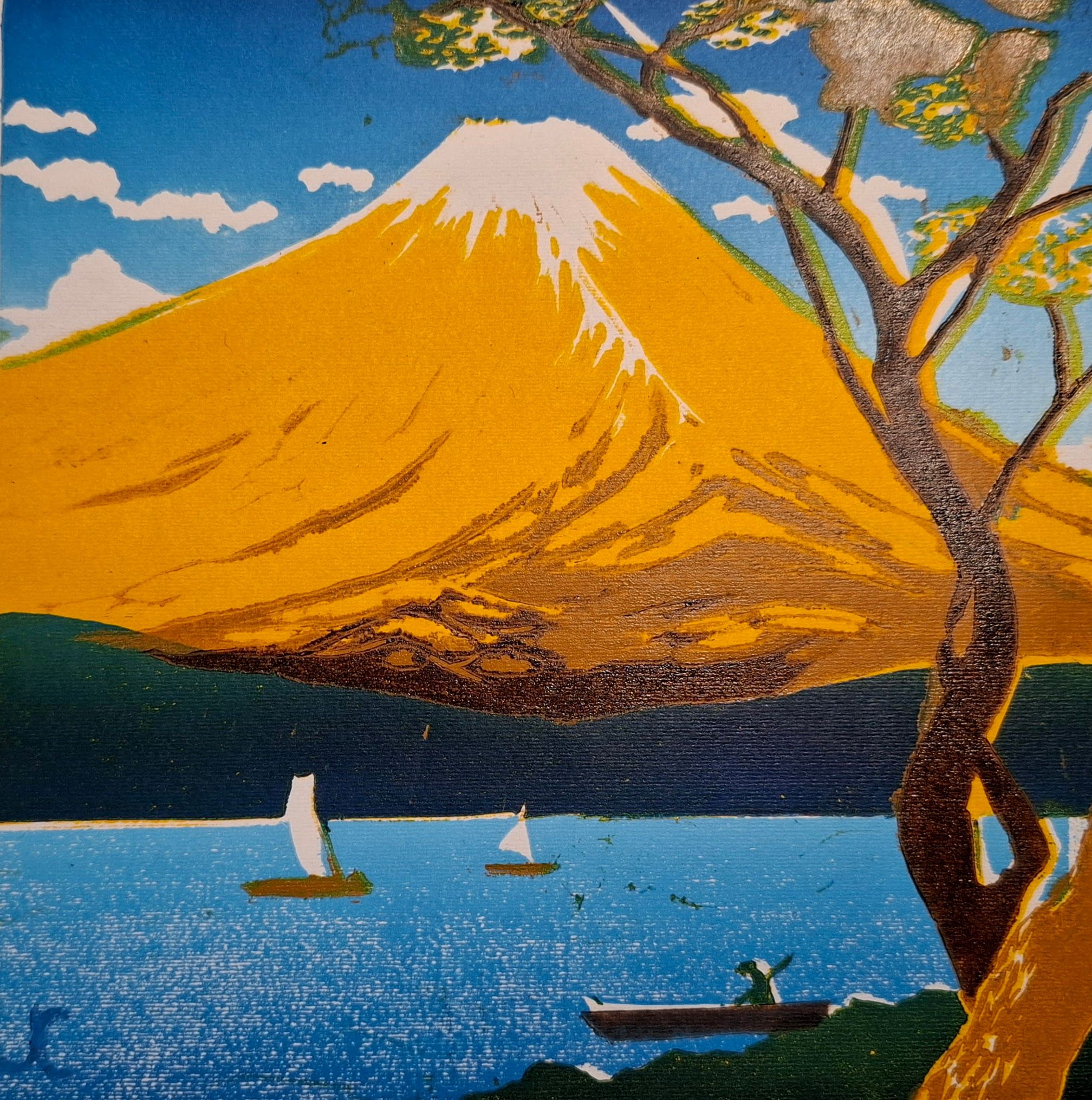 vue sur le mont fuji